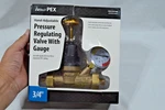 Apollo 3/4 In. Bronze Double Union Pex-b Water Pressure Regulator W/ Gauge. Fixed Price $49.99.