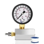 Gas Test Pressure Gauge 15 Pound, Psi 100 Kpa, 3/4 Fnpt Connection,. Fixed Price $37.02.