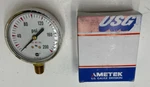 Qty 3 Ametek Usg Pressure Guage 164287A 1/2 P612K 0-200PSI 1/4" Npt Lm. Fixed Price $22.99.