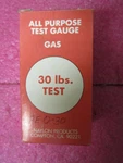 Naylon Products Gas Test GAUGE0 3/4" Fpt 30 Psi, 1/4 Lb Incr 2" Top Mount. Fixed Price $24.99.