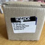 Noshok 25-410-160-PSI/BAR-ST8-SPMC 1/4 Npt Back Conn Ss Gauge. Fixed Price $92.50.
