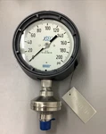 Wika 4222415-0001 M933.D1 All Welded Pressure Gauge 0-200PSI 1/2" Npt (B77). Fixed Price $315.00.