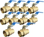 1/2" Threaded Brass Ball Valve Full Port Female Water Stop Shut Off Ips Npt. Fixed Price $123.69.