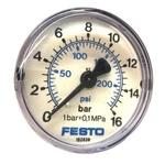 Festo Pressure Gauge 162839 Nos. Fixed Price $25.45.