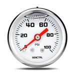 Senctrl 0100 Psi Fuel Pressure Gauge, 11/2" Dial Size, 1/8" Npt Back Mount, G.... Fixed Price $24.15.