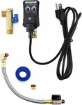 Automatic Timed Condensate Drain Valve With Steel Hose 1/4 Inch Npt. Fixed Price $43.42.