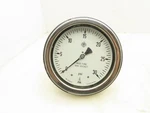 Mcdaniel 6" Stainless Pneumatic Air Pressure Gauge 0-30 Psi 1/4"NPT Panel Mount. Fixed Price $35.96.