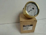 Noshok 25-310-160 Pressure Gauge 1/4"NPT Back Conn 2.5" Brass 160PSI-NEW. Fixed Price $37.54.