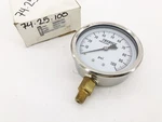 New Trerice D82B4002LA110 Pressure Gauge 0-100PSI 1/4" Lower. Fixed Price $29.95.