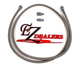 72" Line Kit Oil Gauge Water Fuel Pressure Hose Braided. Fixed Price $28.95.