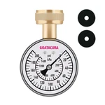 Goatacura 0-200PSI/KPA Water Pressure Test Gauge, 2-1/2" Dial High Accuracy. Fixed Price $14.93.