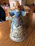 Jim Shore Wonders- Angel/winter Scene Figurine New Box. Fixed Price $49.00.