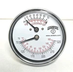 Winters TTD401 Steel Dual Scale Thermometer With 2.5" Dial 0-75 Psi 70-320 F. Fixed Price $21.99.