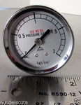 Nisshin 316 Stainless Steel Npt Pressure Gauge 0-2 KGF/CM2 High Purity. Fixed Price $49.99.