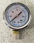 Psi 2.5" Dial Liquid Filled Pressure Gauge Boshart BPG25300GNL. Fixed Price $12.80.