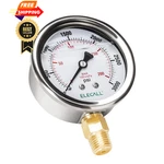 Elecall Silicone Oil Filled Hydraulic Pressure 0-3000 Psi, Silver. Fixed Price $25.98.