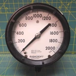 Ashcroft 1/2" Duragauge 45-1379SS 02L 2000 Psi 1/4" Npt Lower Connect. Fixed Price $71.48.