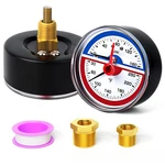 Meanlin Measure 0-160PSI Thermal Pressure GAUGE,0-250 1/4" Npt Back Mount. Fixed Price $20.08.