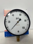 Ametek 1/2" P500 0-100 Psi 1/4" Npt, Bottom Mount, Pressure Gauge 005554A. Fixed Price $26.00.