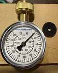 Measureman 2-1/2" Water Pressure Test Gauge 3/4" Female Hose Thread 0-200 Psi.... Fixed Price $6.49.