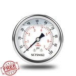 Sctsnsr 2.5" 0-100 Psi Glycerin Pressure Gauge 1/4" Npt Back Mount Case. Fixed Price $20.00.