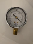 Vacuum Dry Gauge -30-0 Hg 1/4 Npt Lower Side Mount For Air Water Oil 2.5" Dial. Fixed Price $10.00.