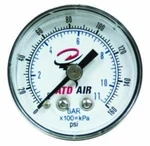 Back Mounted Replacement Air Pressure Gage Gauge 1/4" Npt For Compressor. Fixed Price $18.39.