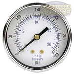 1/4" Air Compressor Hydraulic Pressure Gauge 0-300 Psi 2.5" Face Back Mount. Fixed Price $14.95.