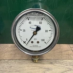 Dixon Stainless GLS415 Oil Filled Gauge 0-100 Psi 1/4" Bottom 2.5" Used. Fixed Price $14.99.