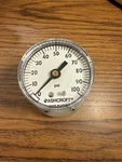 New Ashcroft 0-100 Psi Pressure Gauge With Diaphragm Seal Isolator Guard. Fixed Price $75.00.