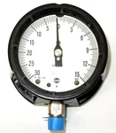 Ametek Us Gauge 30" VAC-0-15 Psi, 4-1/2 Face, 1/2" Lm 316 Tube & Socket 295ER06. Fixed Price $37.50.