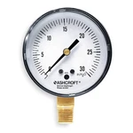 Ashcroft 25 1490A 02L 30" H20 Pressure GAUGE,0 To 30H2O,2-1/2IN,1/4IN 2C639. Fixed Price $81.62.
