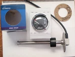 Fuel Tank Gauge Meter Sender 18" Stainless Wema Kus UPFR-BS-240-33 Black Chrome. Fixed Price $118.54.