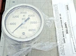 6000 Psi Stainles Pressure Gauge 4.5 Dial Ametek Wet / Dry Military Issue A6S5. Fixed Price $39.50.