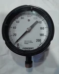 Ashcroft Duragauge Pressure 4-1/2INCH Face, 200 Psi, 1/2" Male Npt Bottom. Fixed Price $19.00.