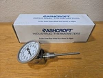 Ashcroft 3" Bimetal Thermometer 50/550F 4 Inch Stem 1/2 Npt. Fixed Price $16.95.