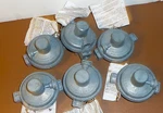 Lot 6--PRECIMEX Mod 3001 Aluminum Gas Regulator Npt Connection Mexico Silver Lp. Fixed Price $29.90.