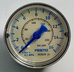 Festo Pressure Gauge 162839 0-16 Bar 220 Psi. Fixed Price $19.99.