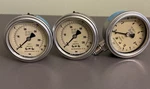 Bar Oil Filled Pressure Gauges X3 En 837-1. Fixed Price $80.00.