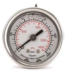 Commercial Pressure Gauge, To 2, 000 Psi, 1/2 In Dial, 1/8 Npt,. Fixed Price $16.49.