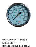 Graco Pressure Gauge 114434. Fixed Price $45.00.