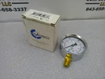 Carbo Industries 2.5" 1/4" Npt Pneumatic Pressure Gauge D25-CSL-100 100PSI Nib. Fixed Price $19.99.