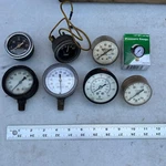 Marsh Usg Watts Ashcroft Npt Oil Pressure Gauges, Fuel Gauge, Amp. Fixed Price $30.00.