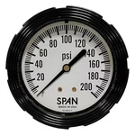 Span LFC210-200-PSI-G-CERT Industrial Pressure Gauge, 1/4 Npt, Center Back. Fixed Price $55.55.