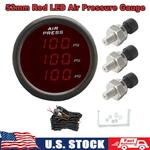 Car Display Air Suspension Gauge Ride Pressure 2INCH 0-220PSI Red. Fixed Price $54.05.