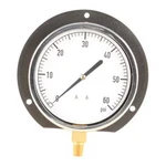 Industrial Pressure Gauge, 60 Psi, 1/2 Dial, 1/4 Npt, Bottom. Fixed Price $25.79.