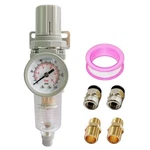 1/4" Npt Air Filter Pressure Regulator Combo Water Separator For Compress.... Fixed Price $25.04.