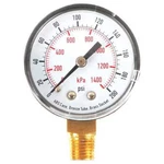 Pressure Gauge, Commercial, 200 Psi, In Dial, 1/4 Mnpt, Bottom. Fixed Price $5.59.