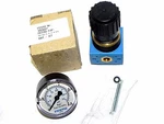Nib Festo LR-1/8-S-7-O-B Pressure Control Valve W/ 162837 Gauge MA-50-2,5-1/4-EN. Fixed Price $36.95.