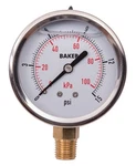 Baker AVNC-15P Pressure Gauge, To Psi. Fixed Price $17.00.